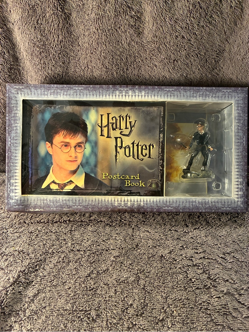 Warner Bros. Box with Gold Banner and Blue-Grey Artwork
